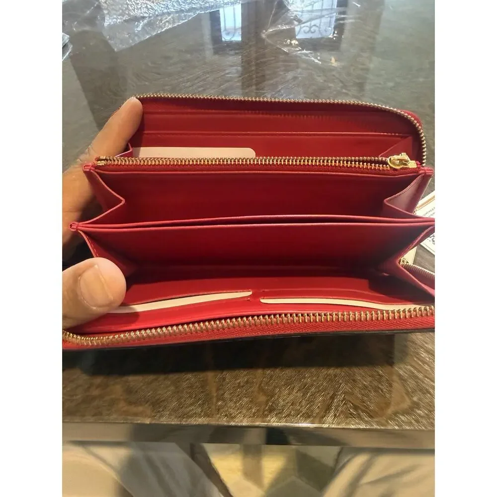 Louis Vuitton x Yayoi Kusama Red Monogram Zippy Wallet